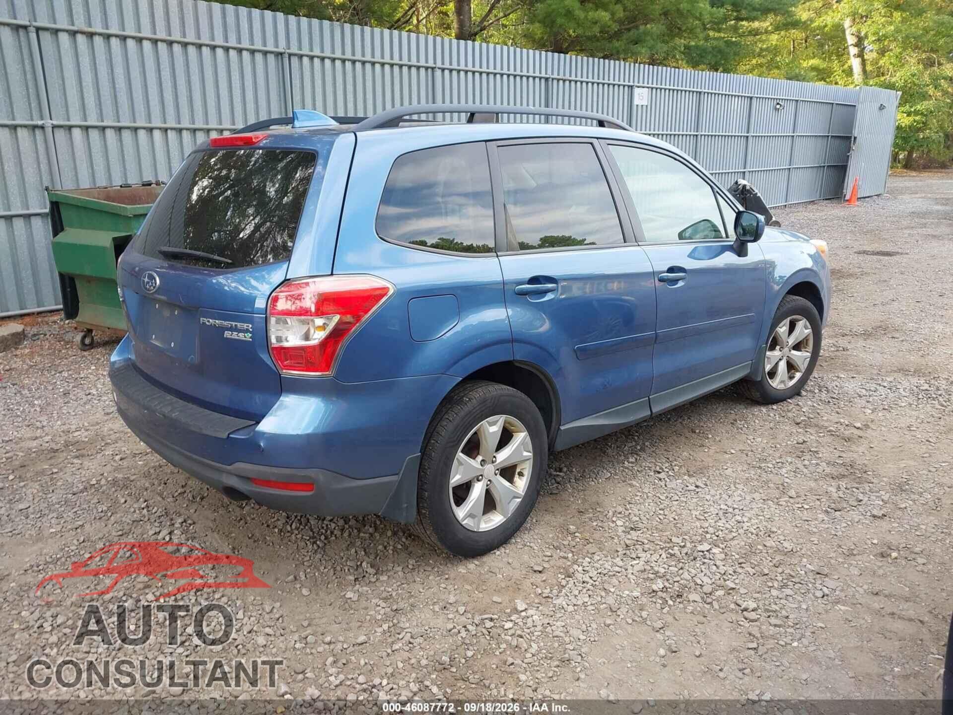 SUBARU FORESTER 2016 - JF2SJADC6GH509250