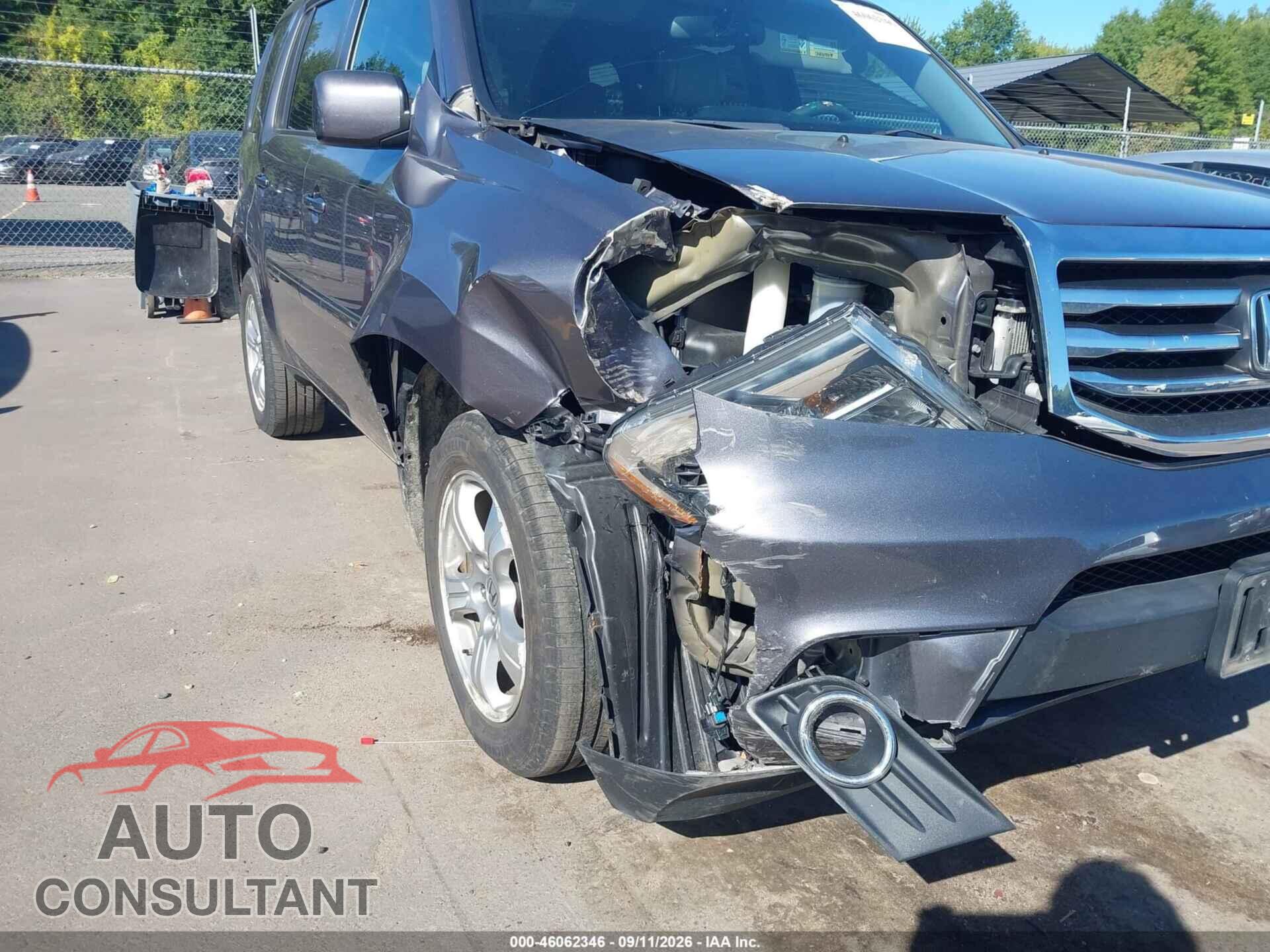 HONDA PILOT 2014 - 5FNYF4H57EB006122