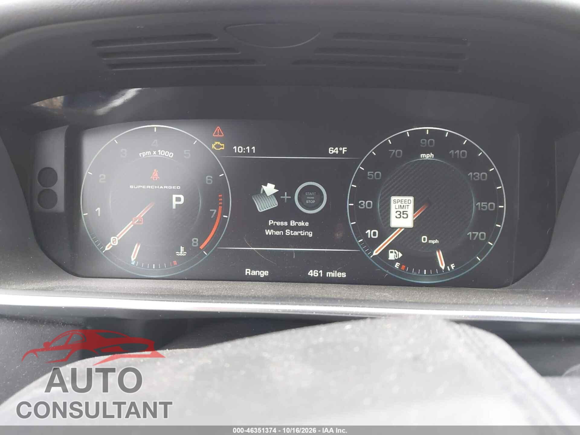 LAND ROVER RANGE ROVER 2016 - SALGS2EF8GA257003