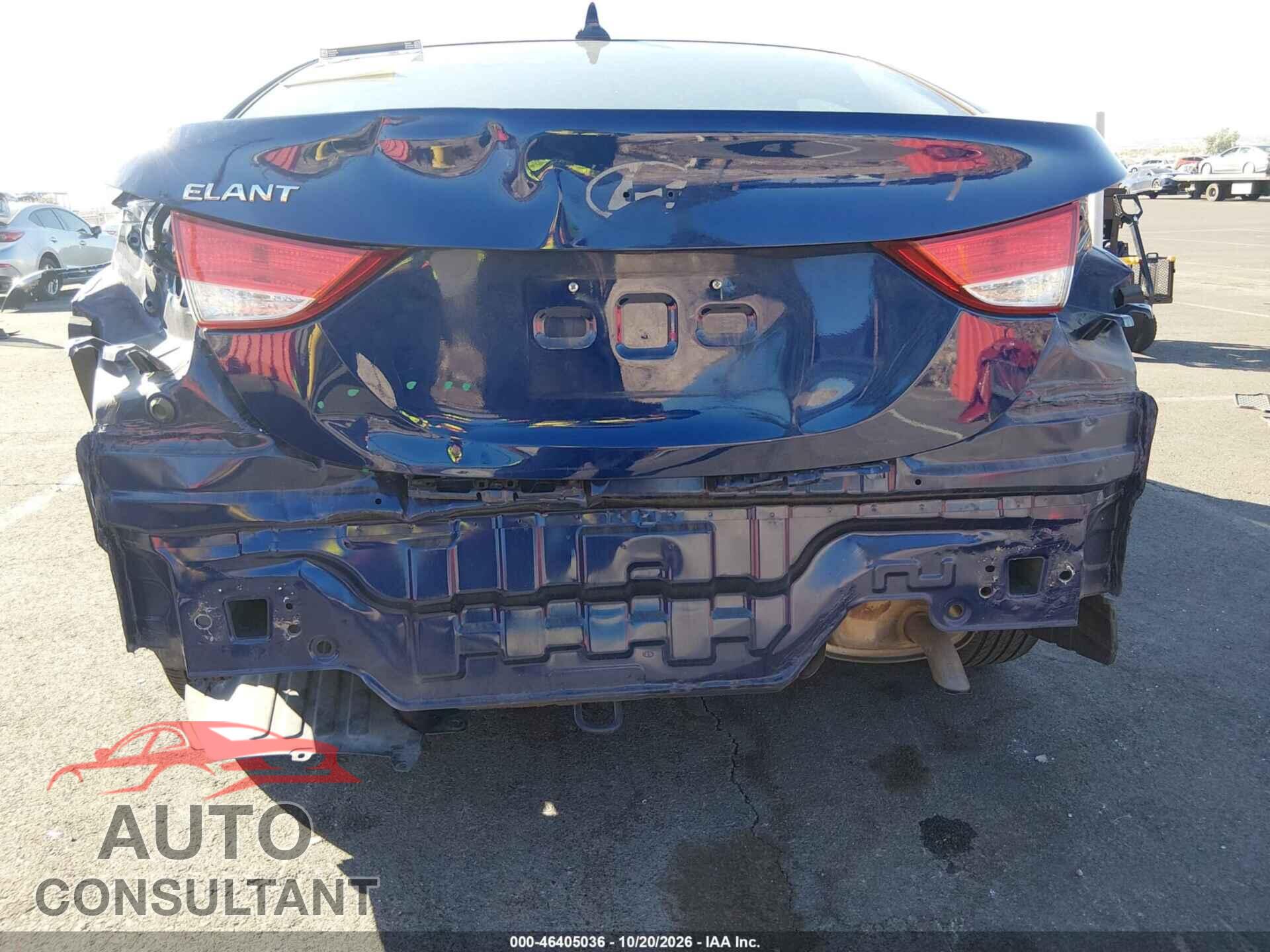 HYUNDAI ELANTRA 2013 - 5NPDH4AE3DH227171