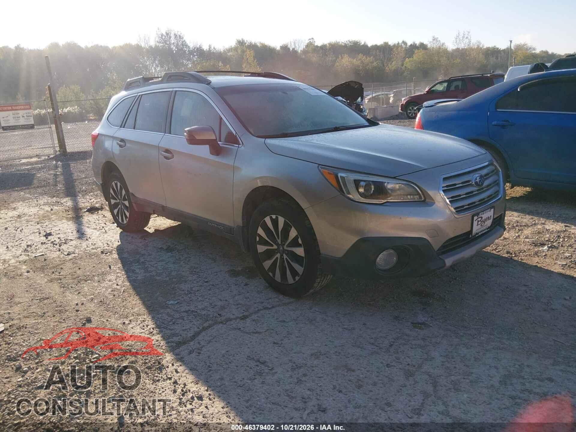 SUBARU OUTBACK 2015 - 4S4BSELC8F3214565