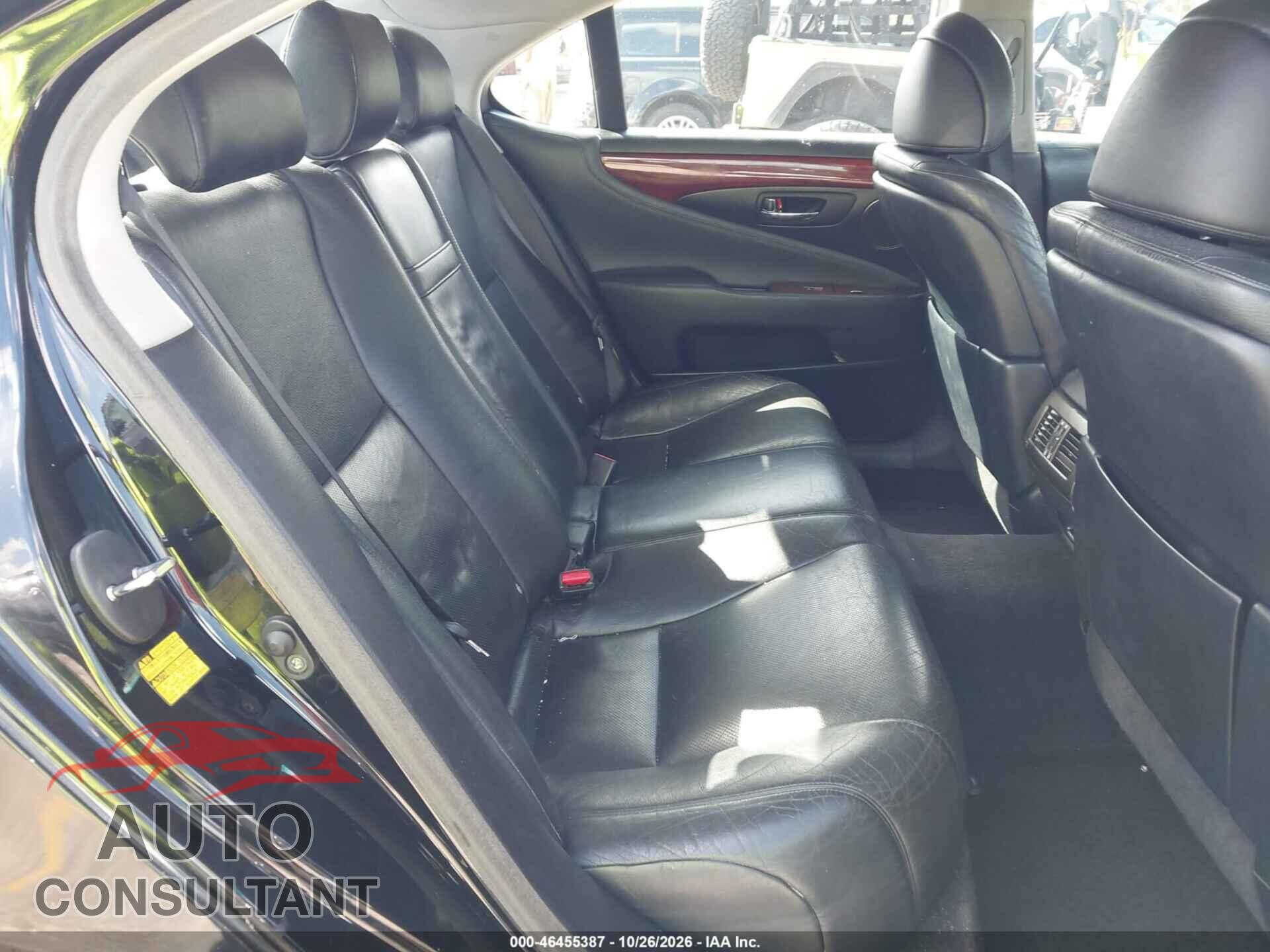 LEXUS LS 460 2009 - JTHBL46F795089728