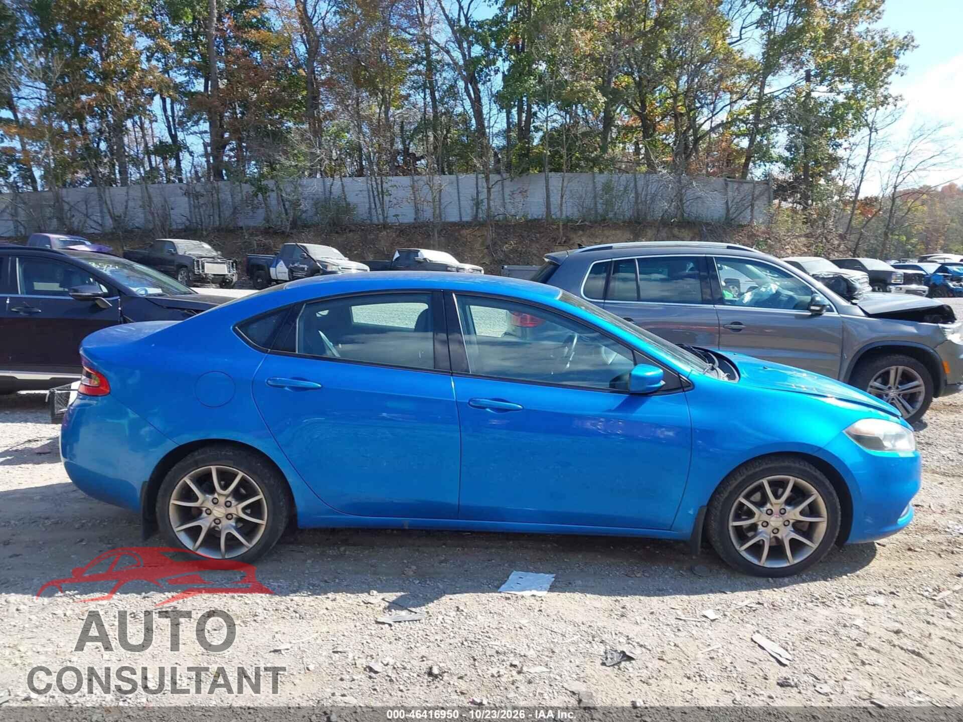 DODGE DART 2015 - 1C3CDFBB5FD253906