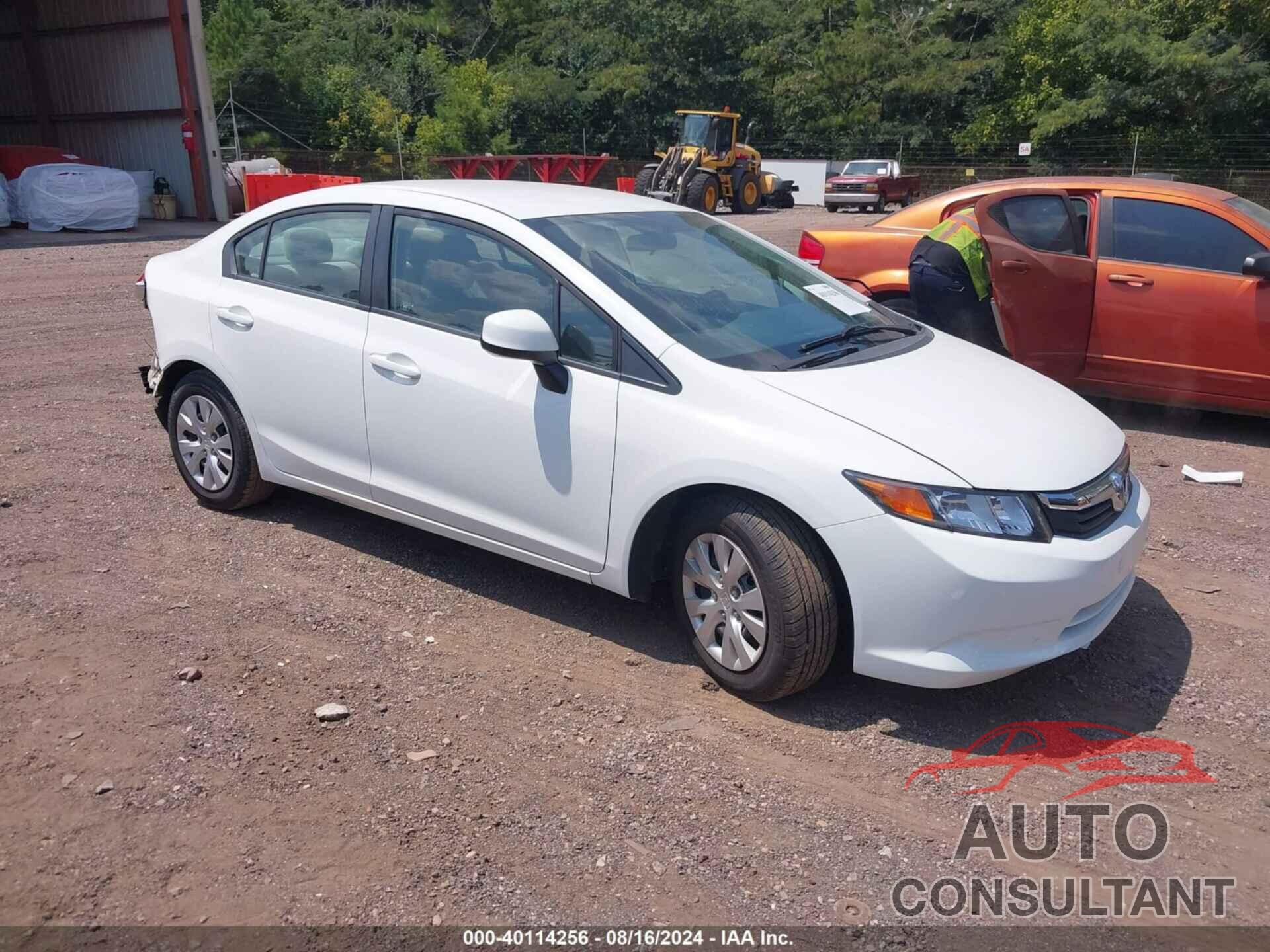 HONDA CIVIC 2012 - 2HGFB2F55CH324047