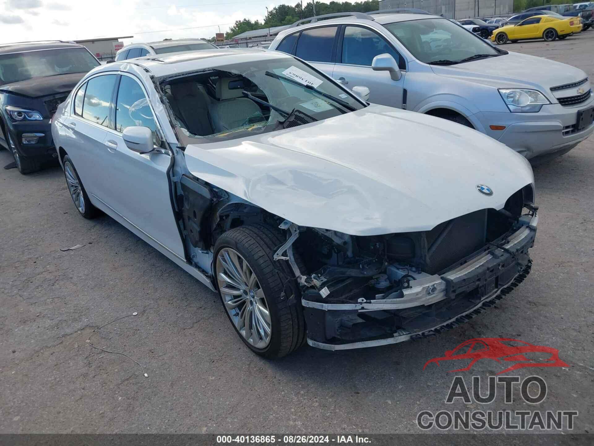 BMW 750I 2017 - WBA7F0C36HGM21966