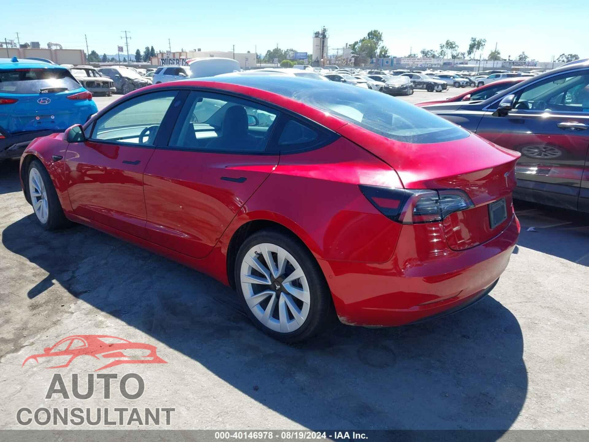 TESLA MODEL 3 2021 - 5YJ3E1EB0MF086206