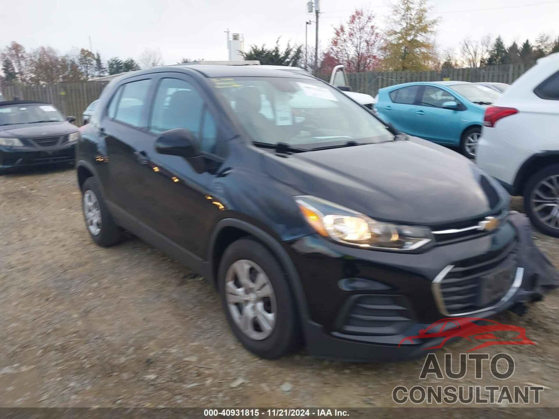 CHEVROLET TRAX 2017 - 3GNCJKSB0HL131679