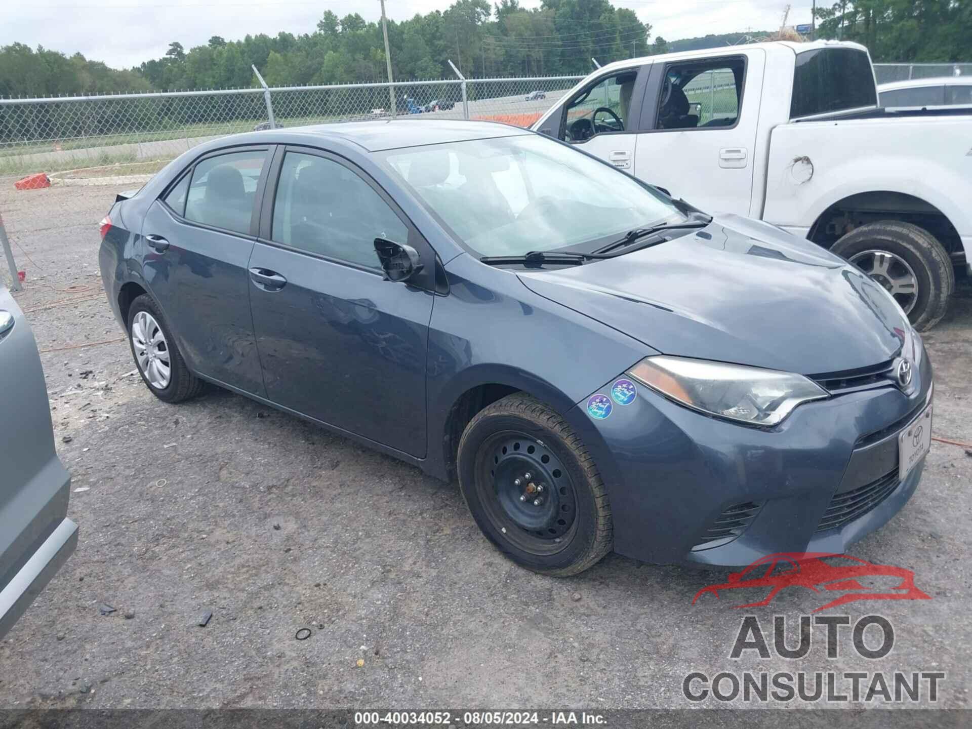 TOYOTA COROLLA 2016 - 2T1BURHE6GC676776