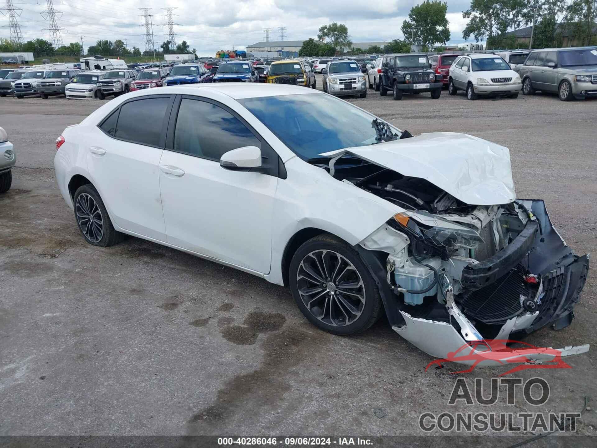TOYOTA COROLLA 2016 - 2T1BURHE4GC551047