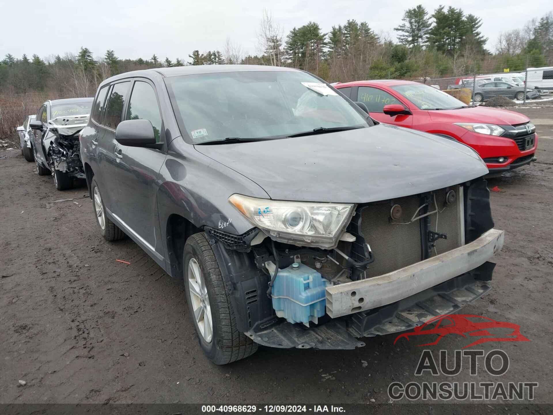 TOYOTA HIGHLANDER 2013 - 5TDZA3EH3DS041875