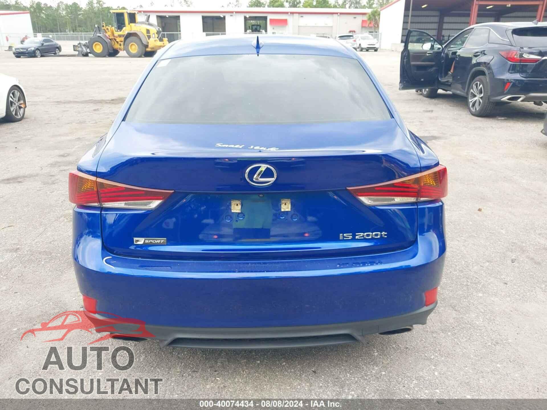 LEXUS IS 200T 2017 - JTHBA1D29H5048486