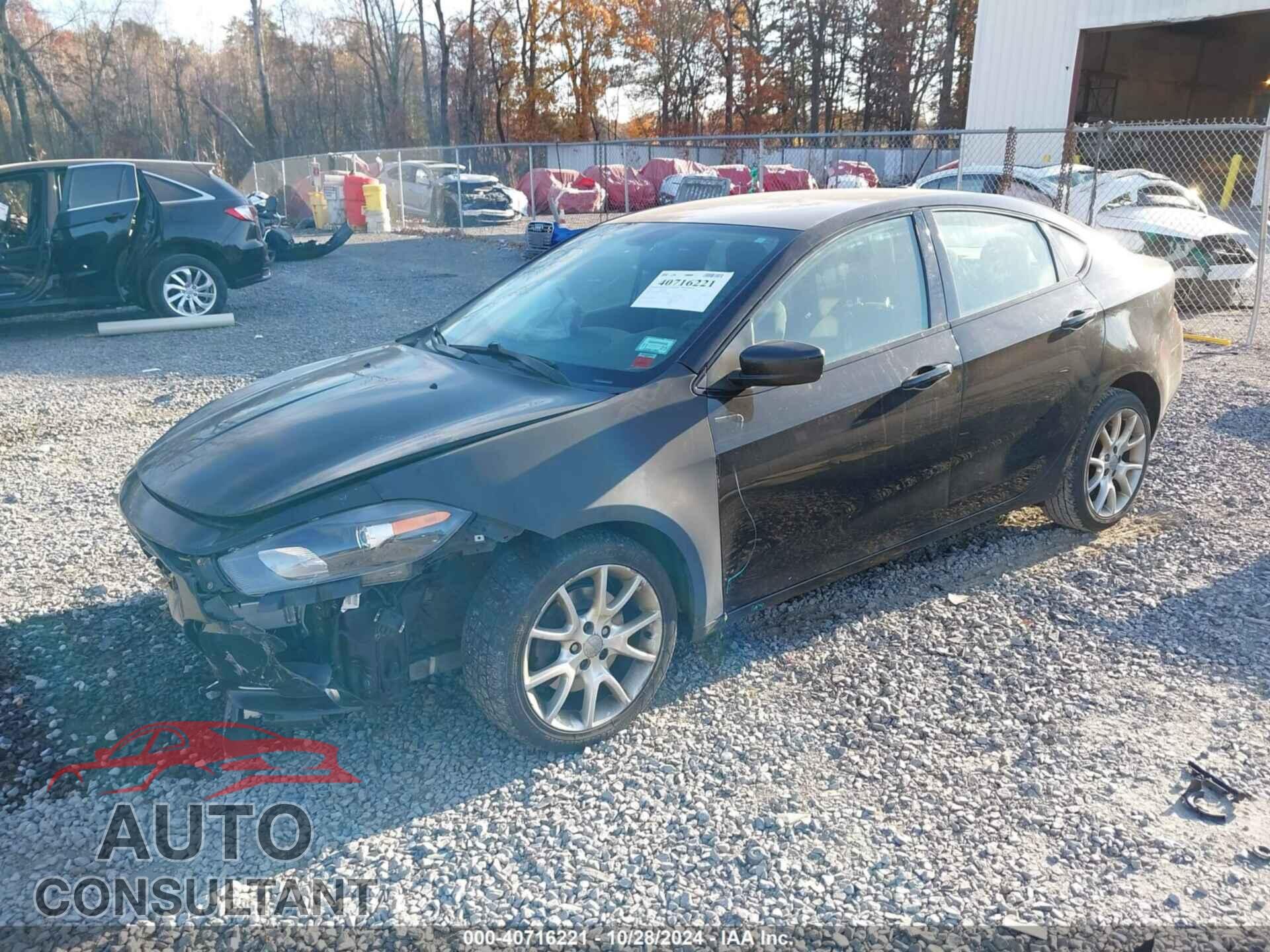 DODGE DART 2013 - 1C3CDFBA4DD118470
