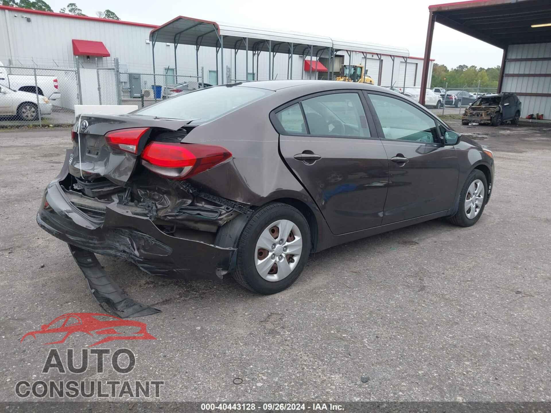 KIA FORTE 2017 - 3KPFK4A74HE149053