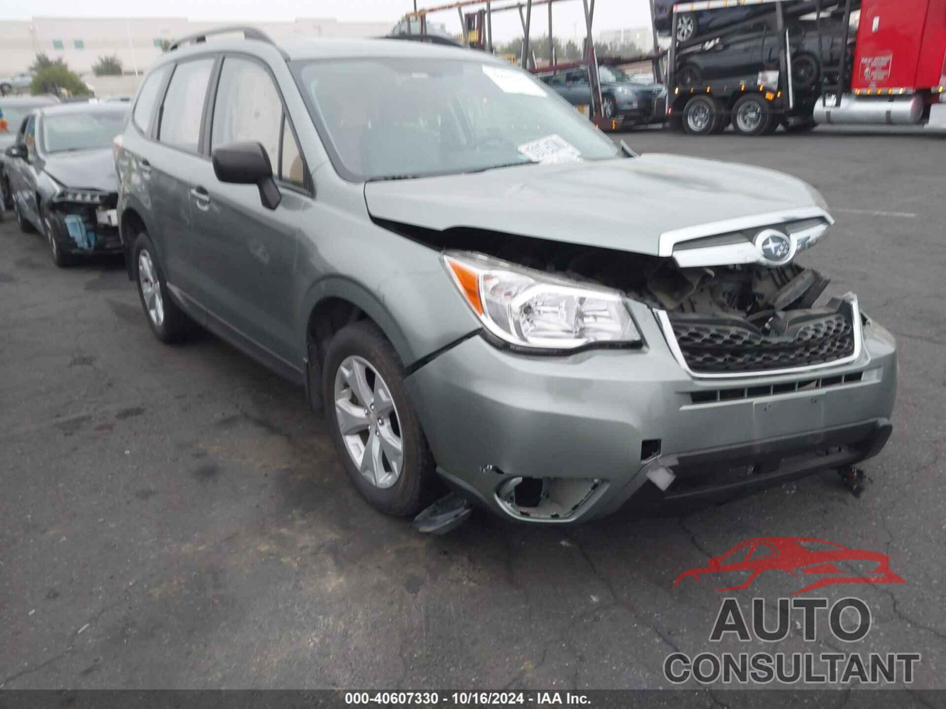 SUBARU FORESTER 2016 - JF2SJABC8GH433775