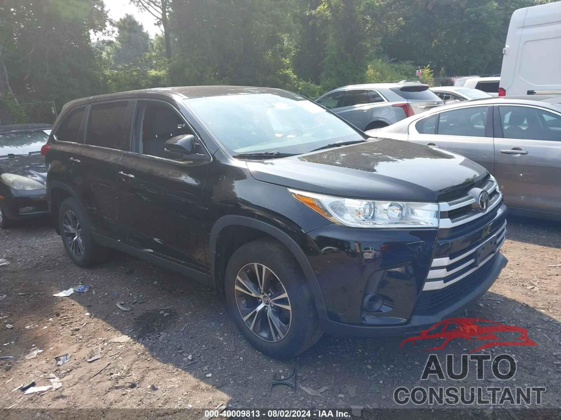 TOYOTA HIGHLANDER 2019 - 5TDZARFH8KS051834