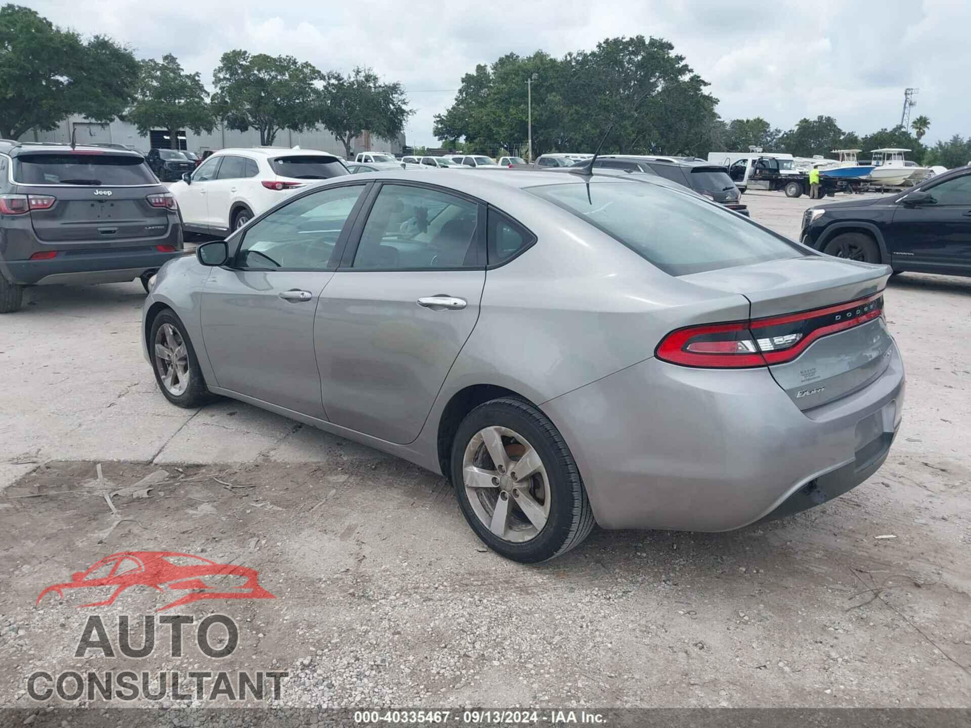 DODGE DART 2015 - 1C3CDFBB1FD123315