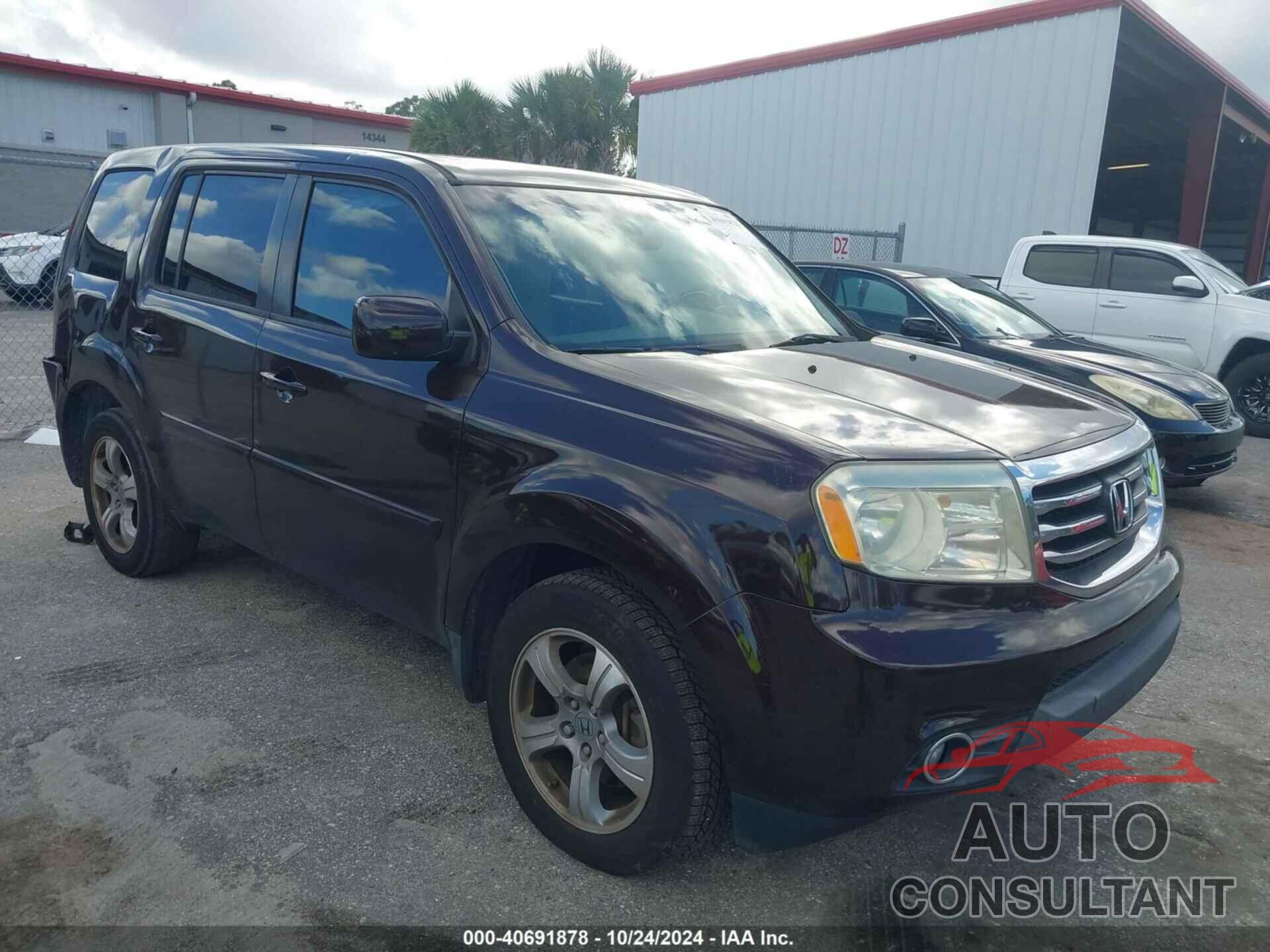 HONDA PILOT 2013 - 5FNYF3H60DB024964