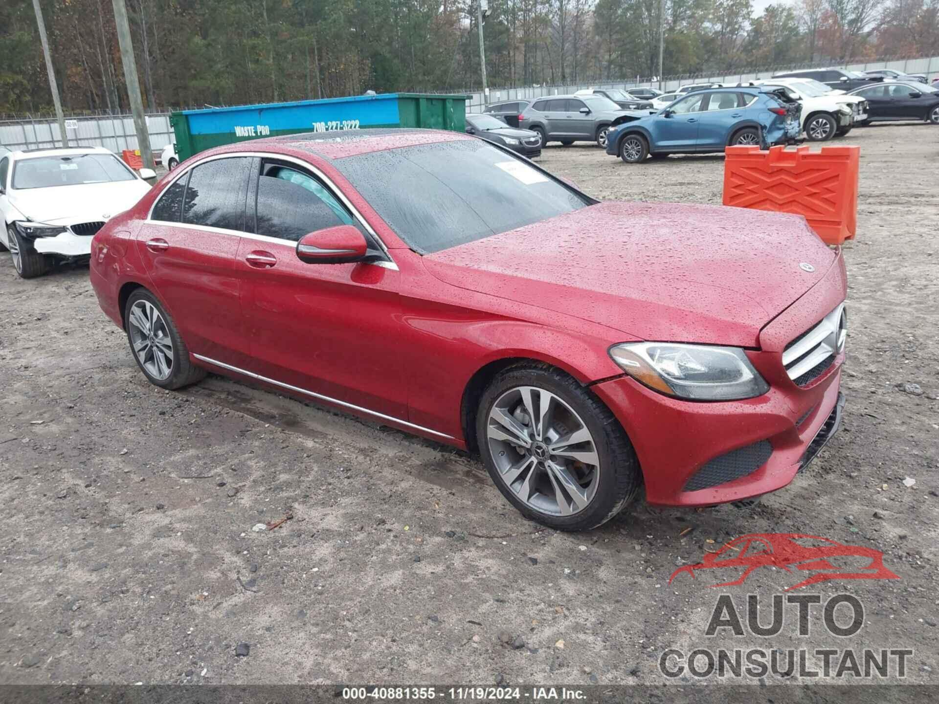 MERCEDES-BENZ C 300 2018 - 55SWF4JB4JU280233