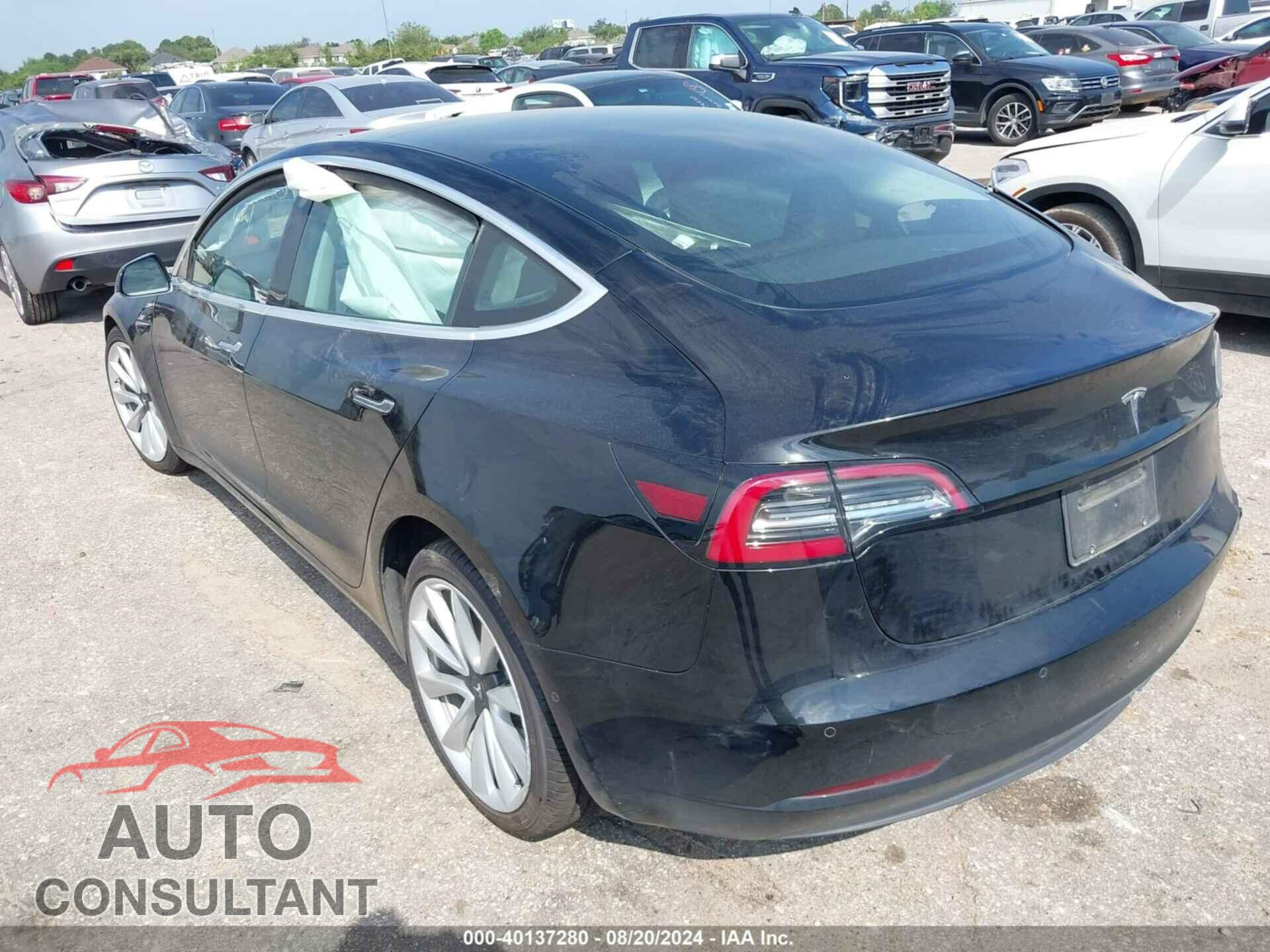 TESLA MODEL 3 2019 - 5YJ3E1EA4KF324756