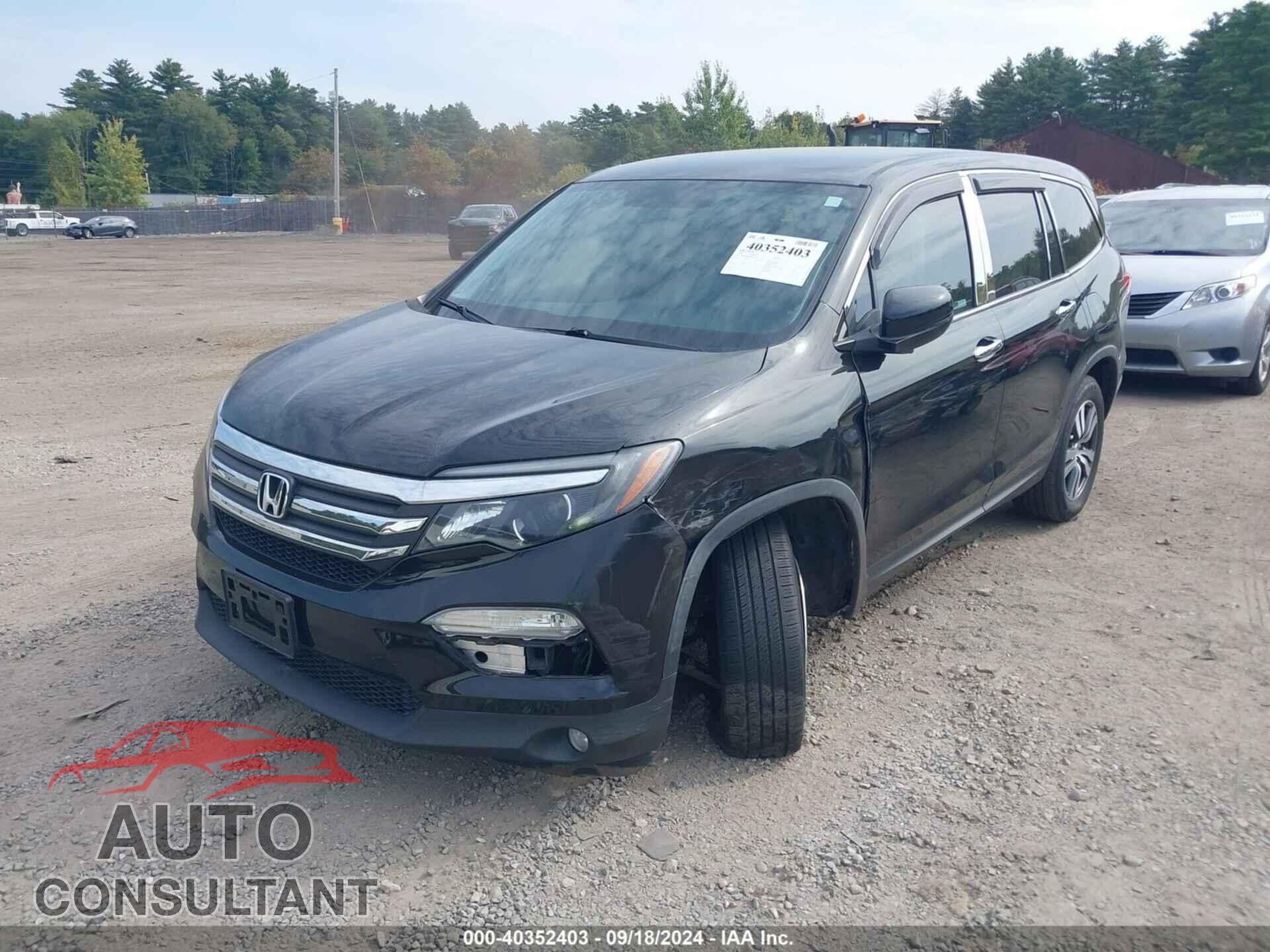 HONDA PILOT 2018 - 5FNYF6H38JB054359