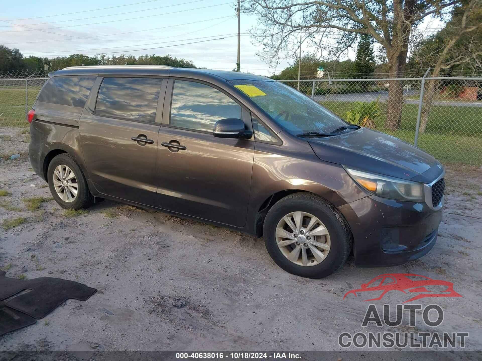 KIA SEDONA 2016 - KNDMB5C14G6165909