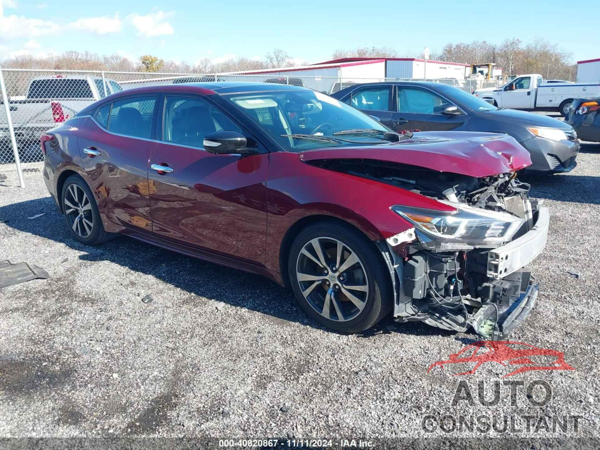 NISSAN MAXIMA 2017 - 1N4AA6AP4HC372196