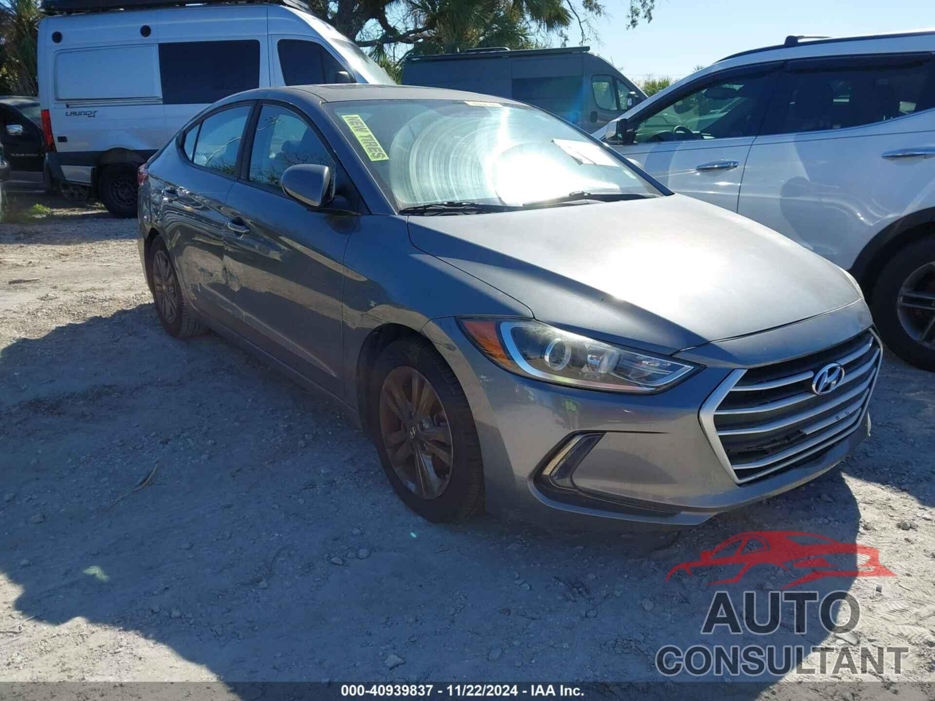 HYUNDAI ELANTRA 2018 - 5NPD84LFXJH361838