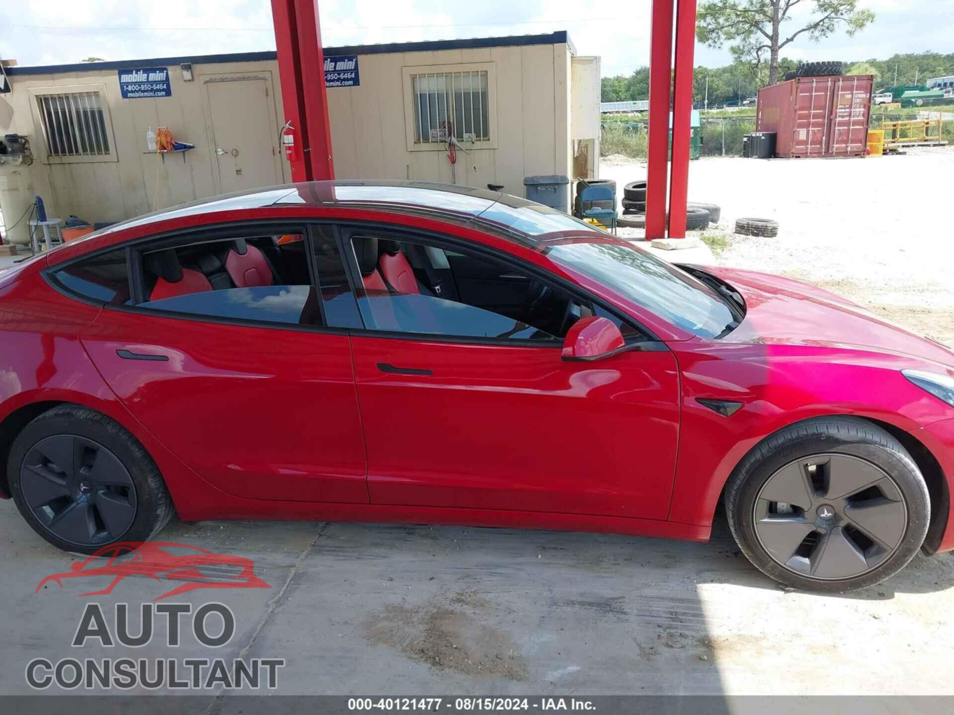 TESLA MODEL 3 2021 - 5YJ3E1EA2MF047012