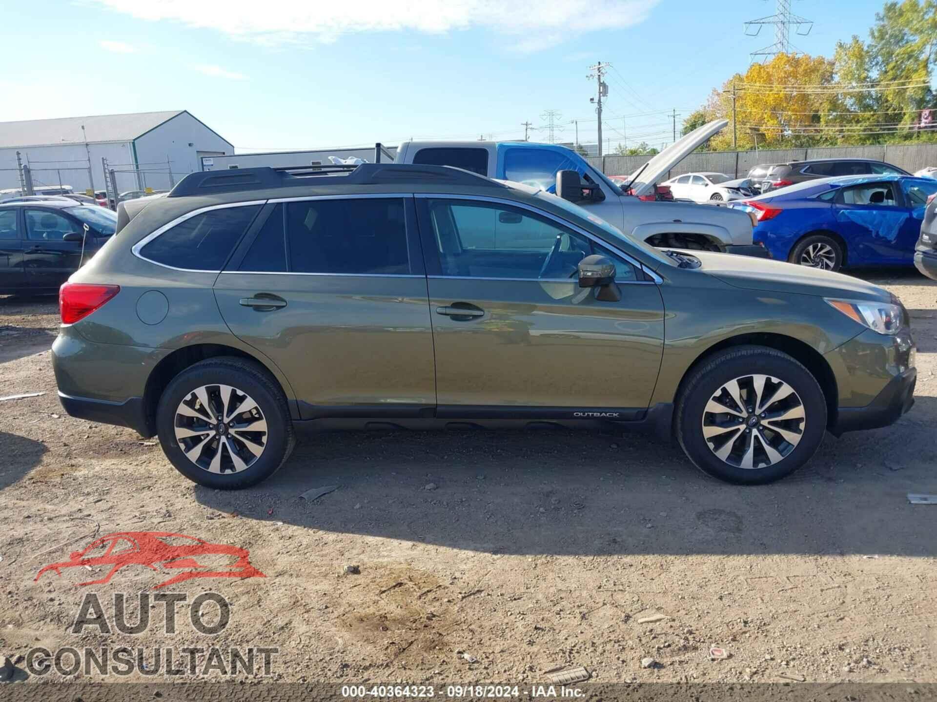 SUBARU OUTBACK 2017 - 4S4BSANC2H3315366