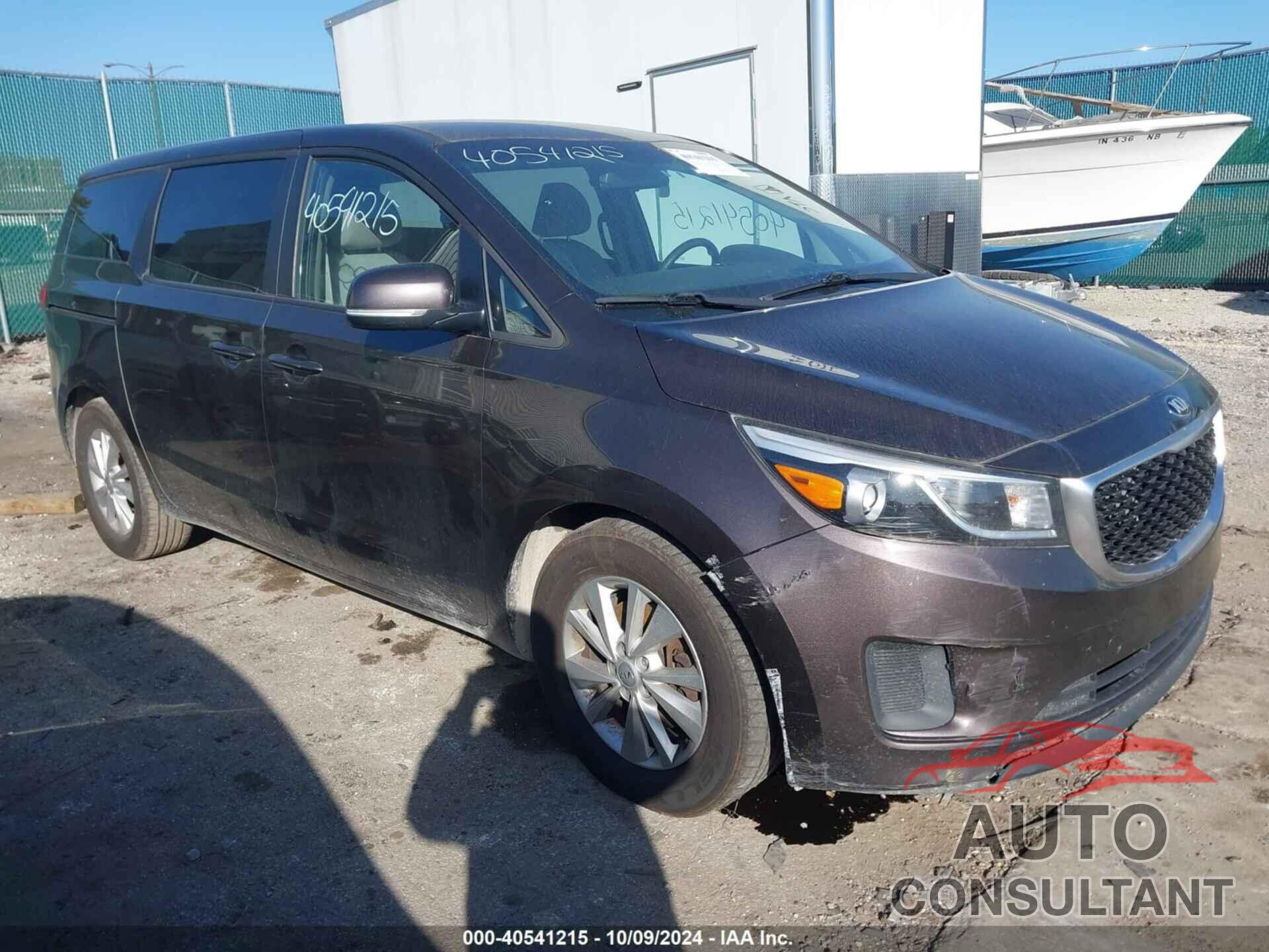 KIA SEDONA 2017 - KNDMB5C13H6230430