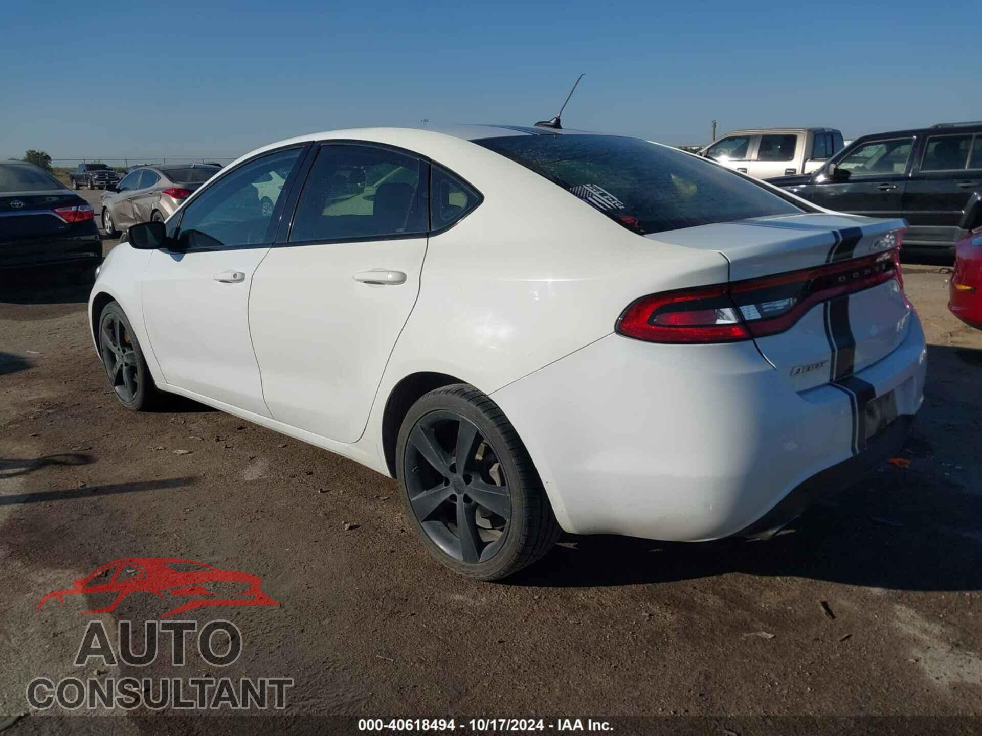 DODGE DART 2015 - 1C3CDFBB1FD276860