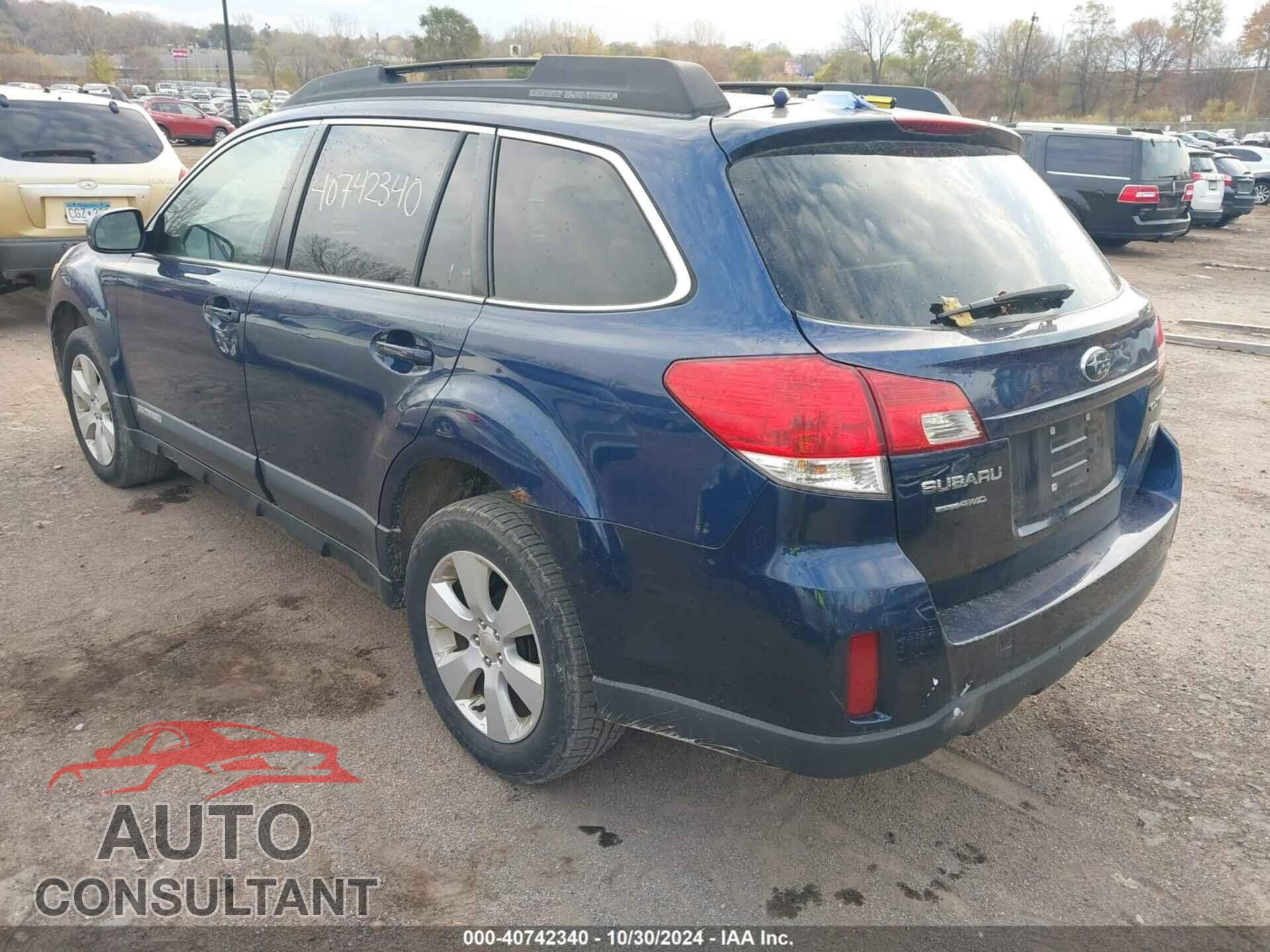 SUBARU OUTBACK 2010 - 4S4BRCCC8A3361266