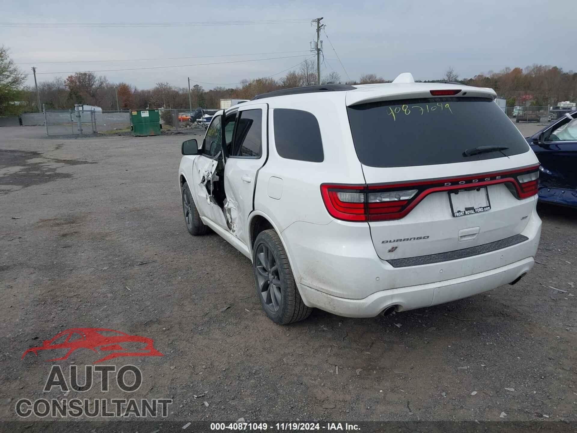 DODGE DURANGO 2018 - 1C4RDJDG7JC302569