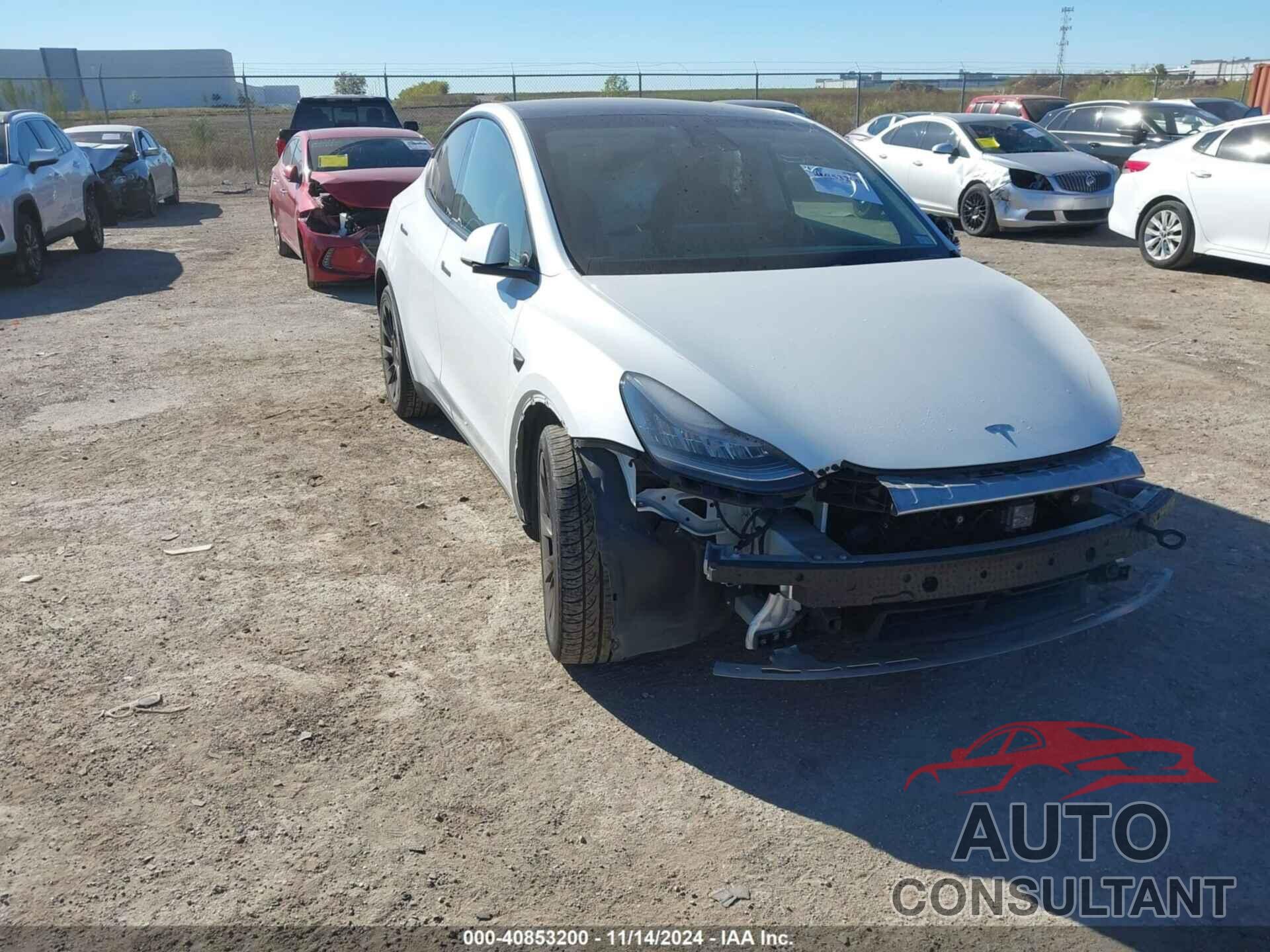 TESLA MODEL Y 2020 - 5YJYGDEEXLF027187