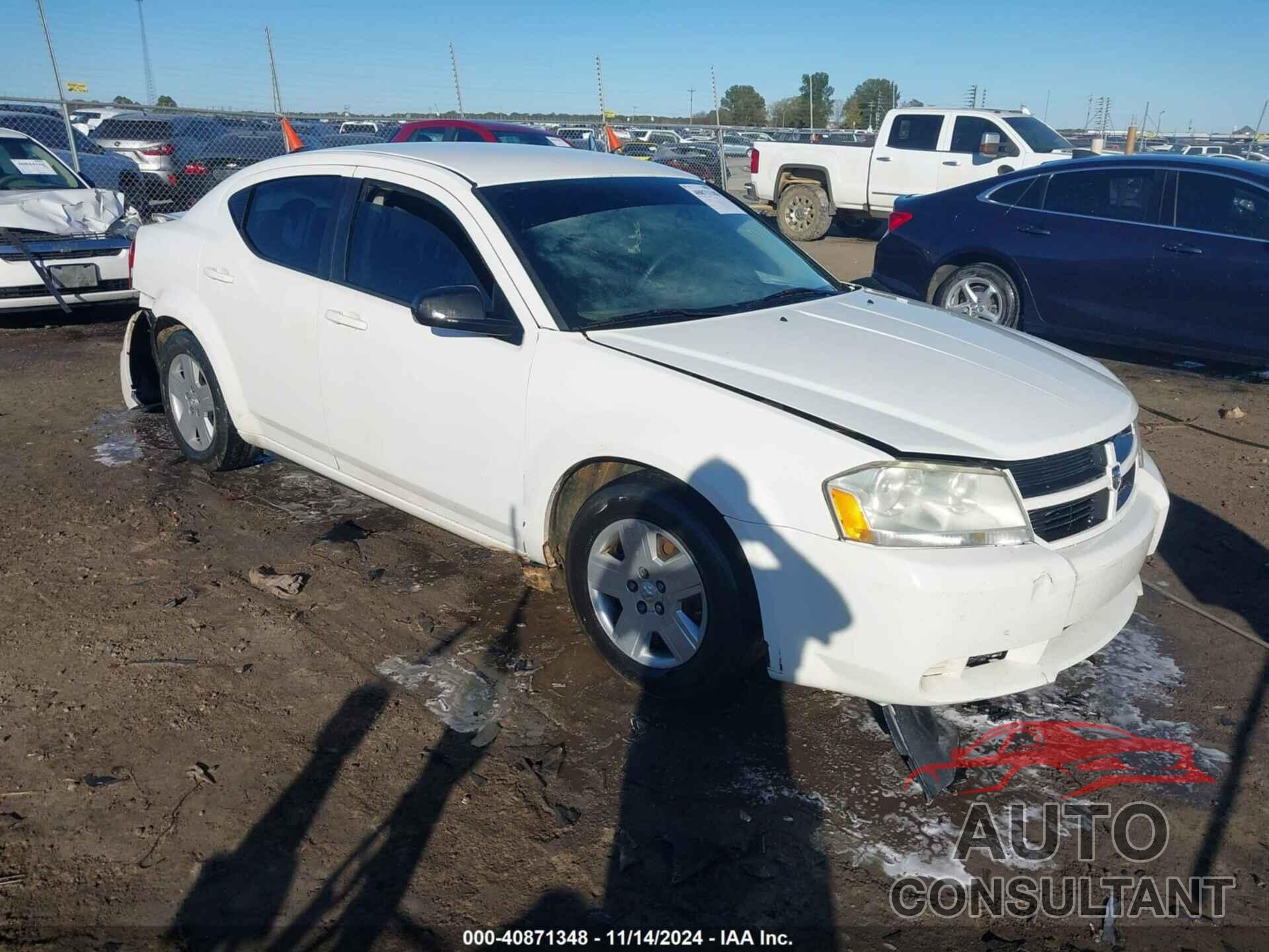 DODGE AVENGER 2010 - 1B3CC4FB9AN182937