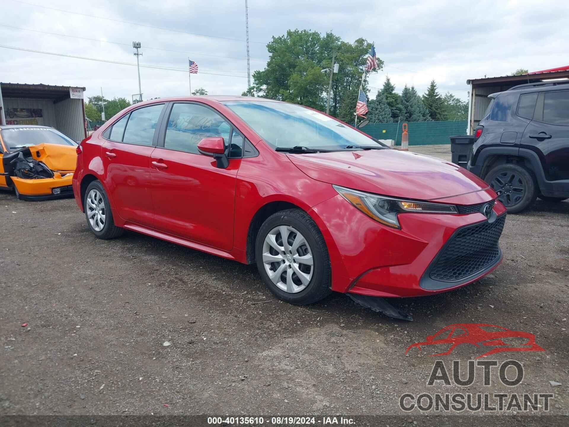 TOYOTA COROLLA 2021 - 5YFEPMAE0MP184144