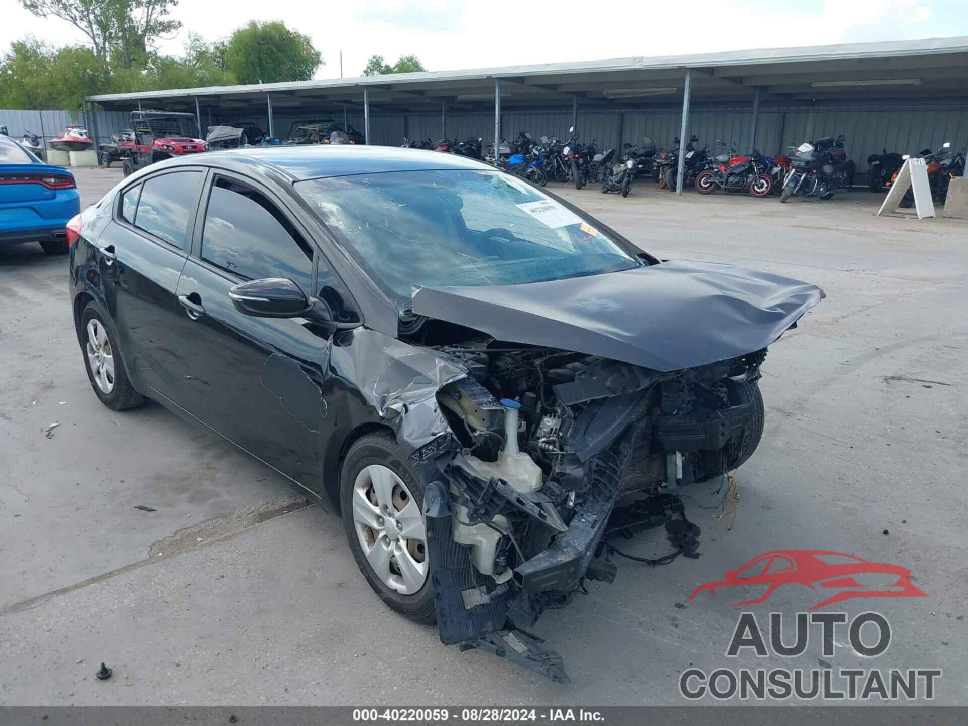 KIA FORTE 2016 - KNAFX4A6XG5522483