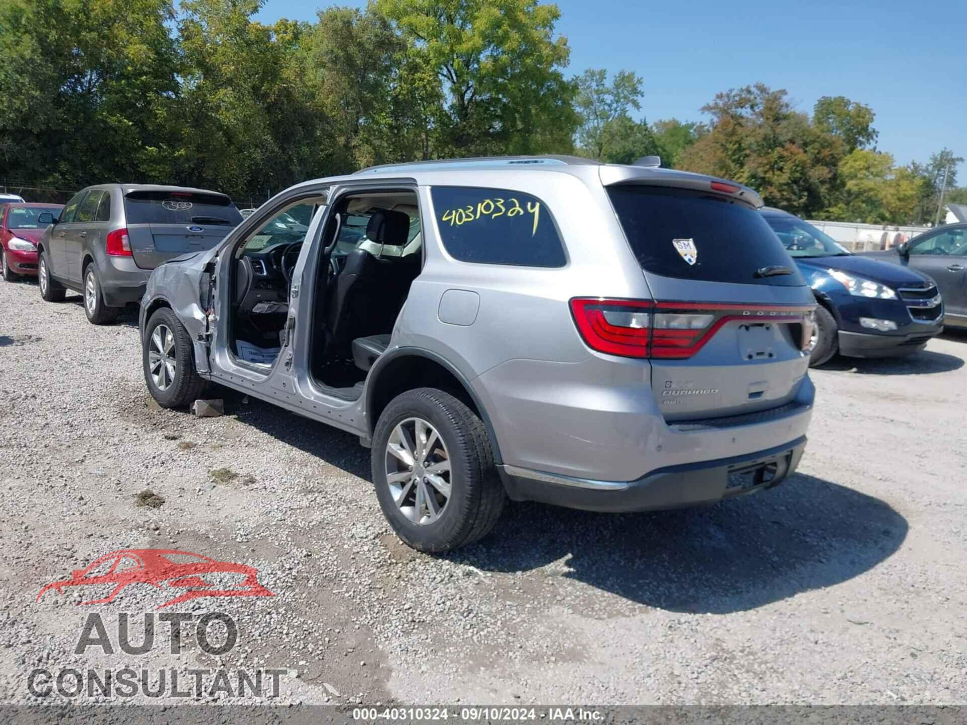 DODGE DURANGO 2016 - 1C4RDJDG9GC437576