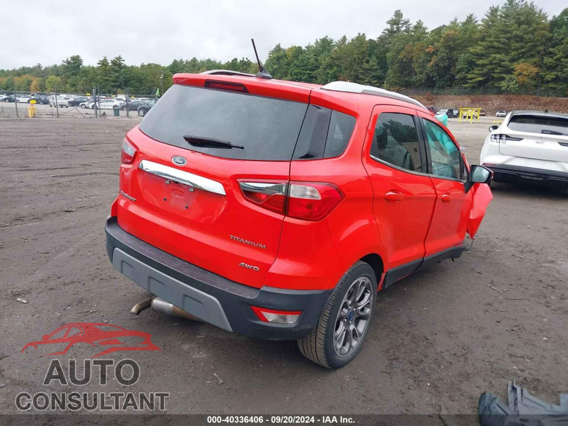 FORD ECOSPORT 2020 - MAJ6S3KL2LC360490