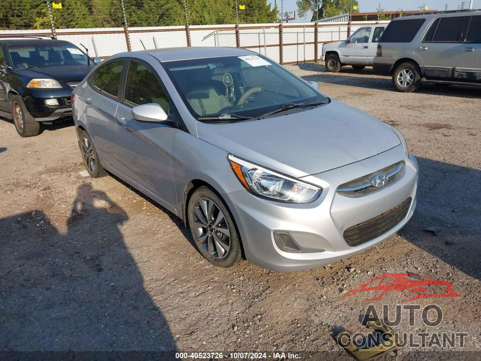 HYUNDAI ACCENT 2017 - KMHCT4AE3HU281006