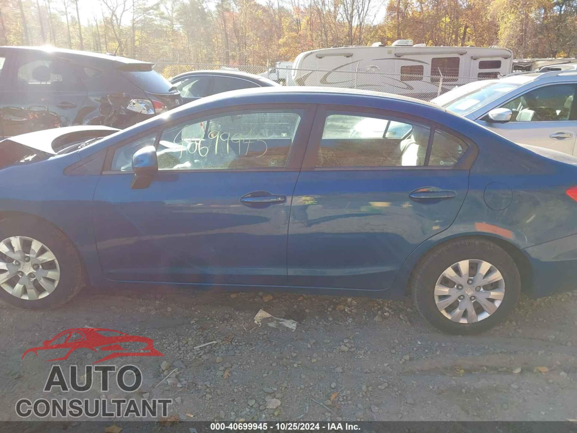 HONDA CIVIC SDN 2012 - 2HGFB2F52CH529194