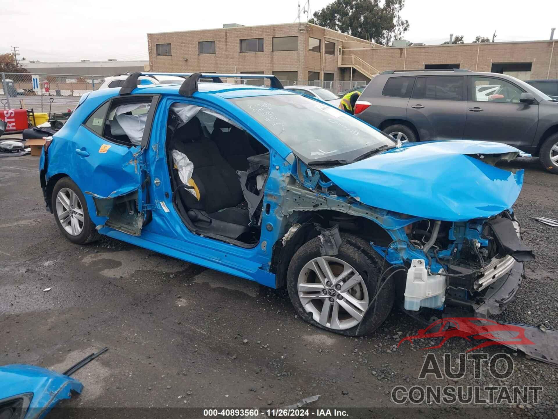 TOYOTA COROLLA 2019 - JTNK4RBE3K3057865