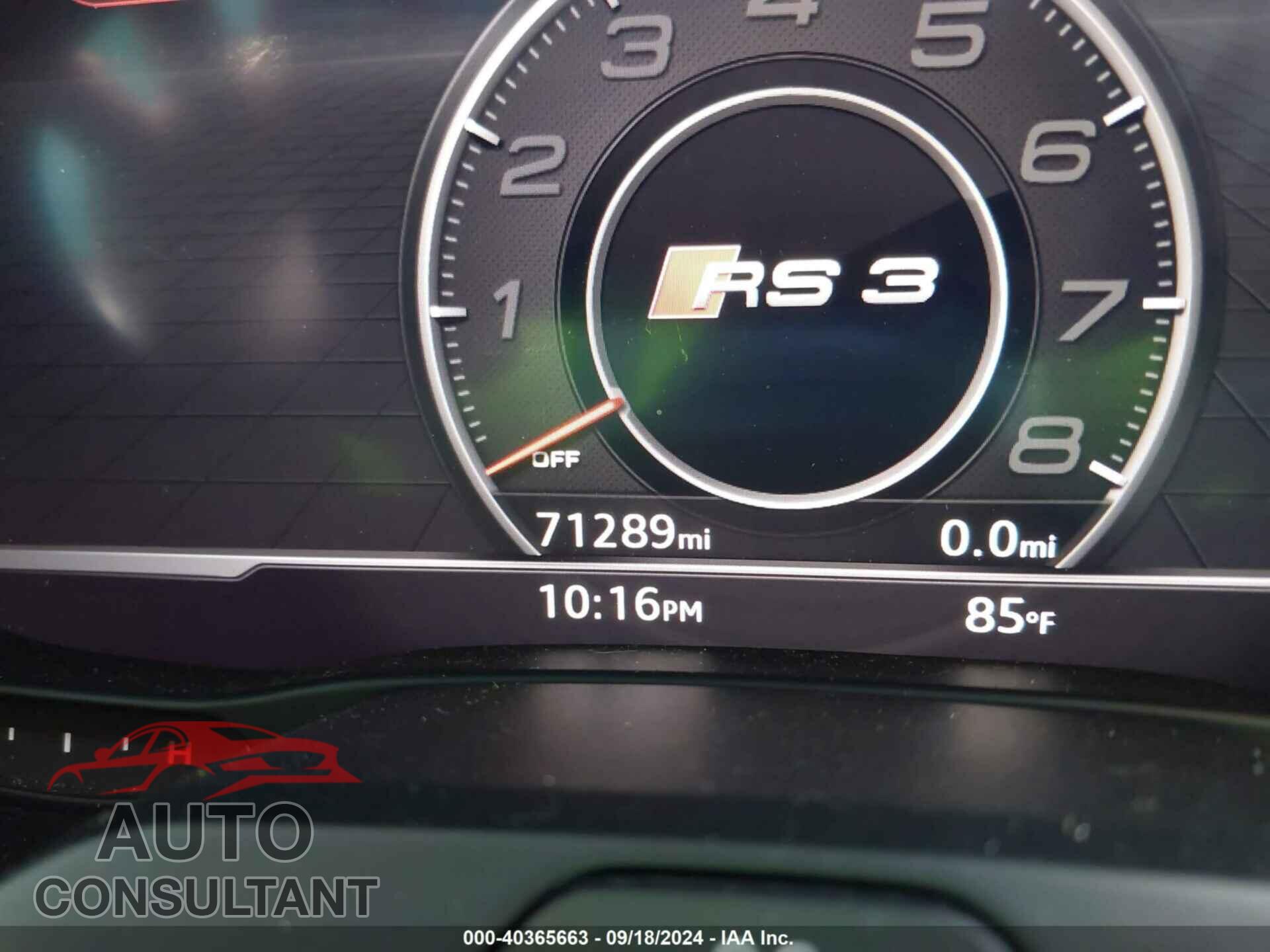 AUDI RS 3 2017 - WUABWGFF8H1900357