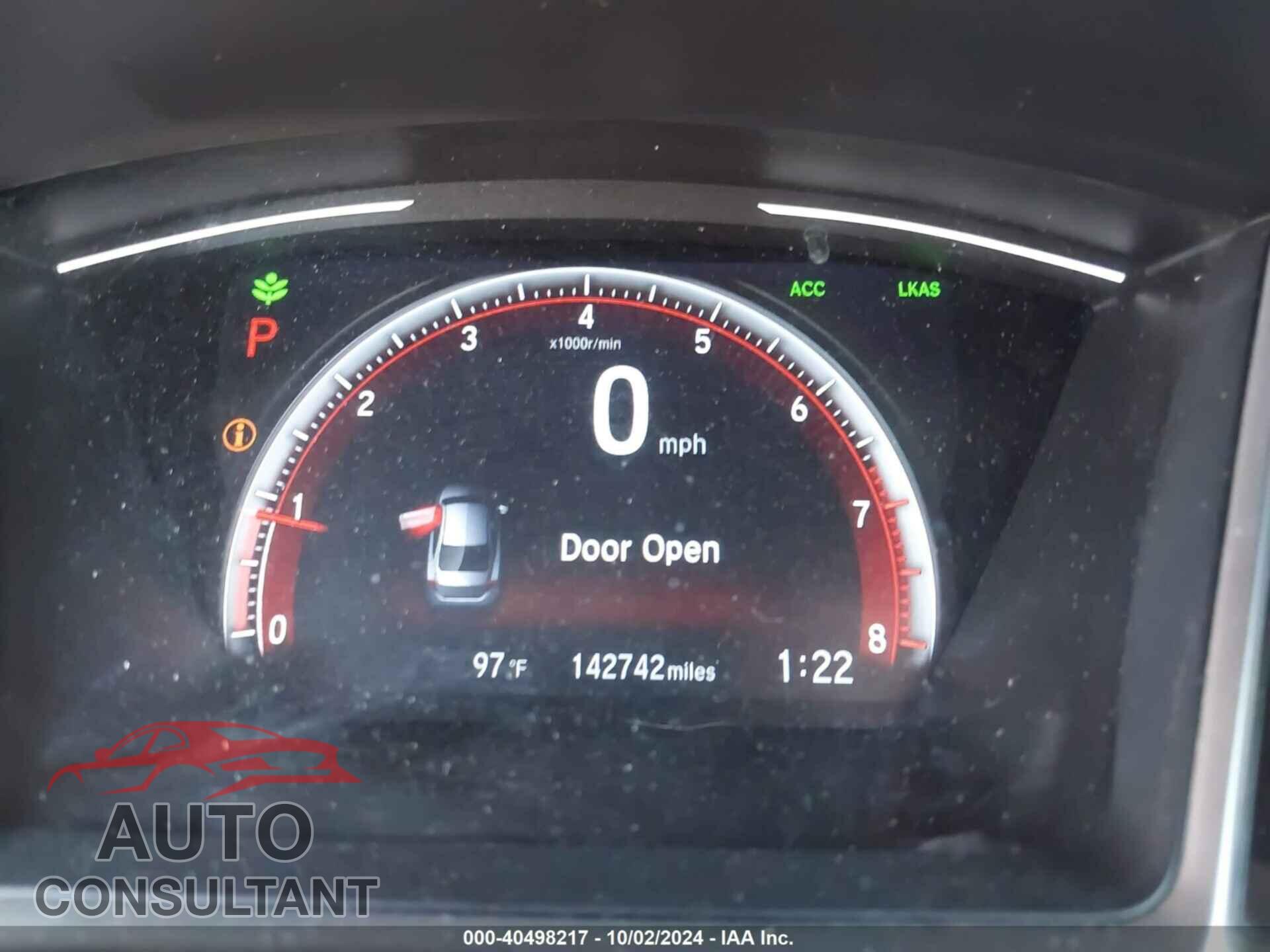 HONDA CIVIC 2019 - 2HGFC2F88KH528797