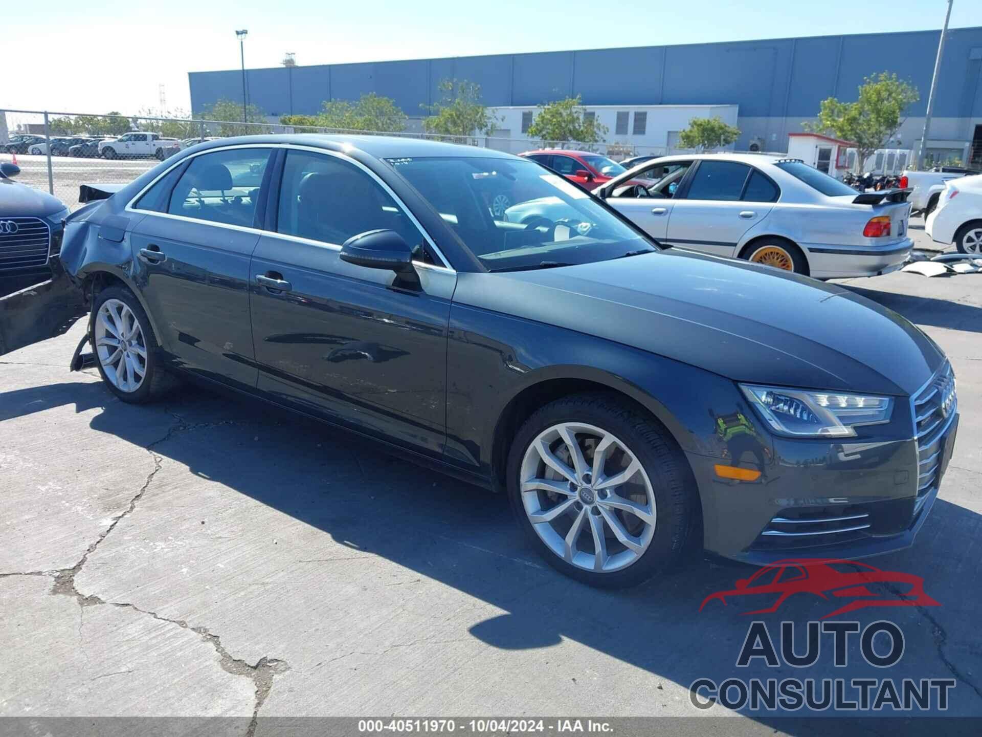 AUDI A4 2017 - WAUBNAF4XHN008290