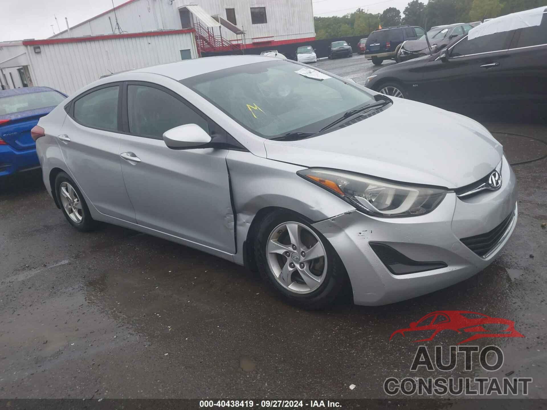 HYUNDAI ELANTRA 2014 - KMHDH4AE5EU109223