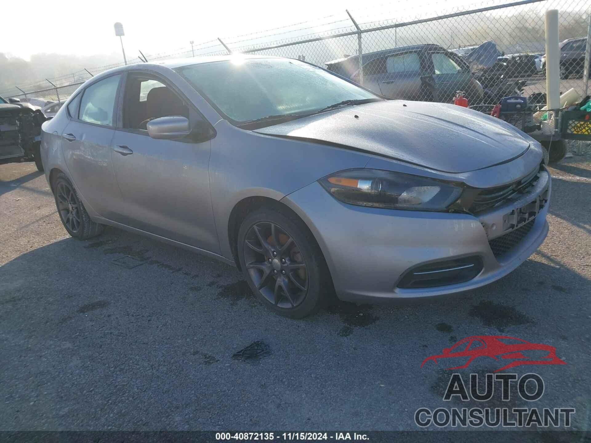 DODGE DART 2016 - 1C3CDFAA1GD555588