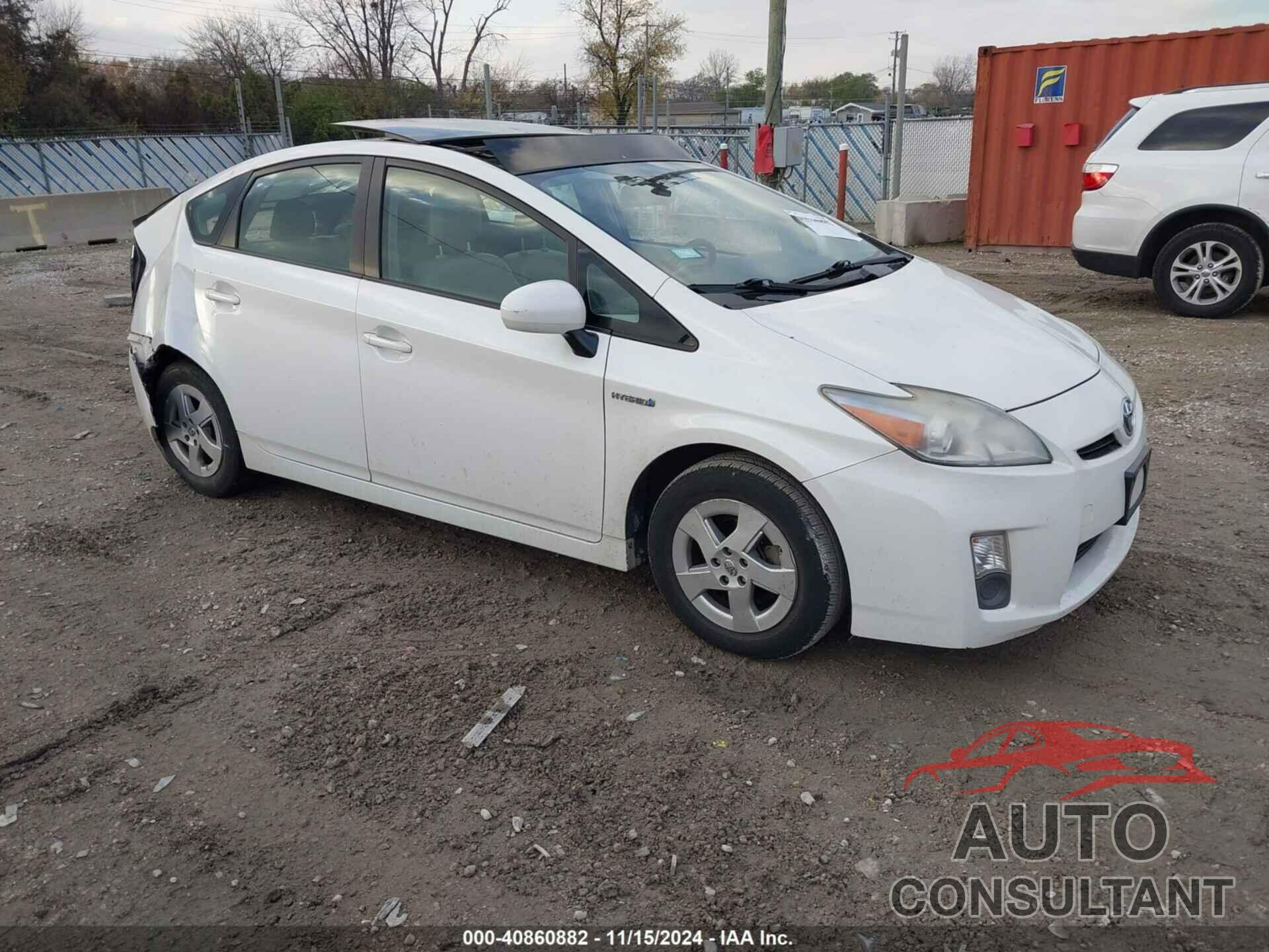 TOYOTA PRIUS 2010 - JTDKN3DU6A5060555