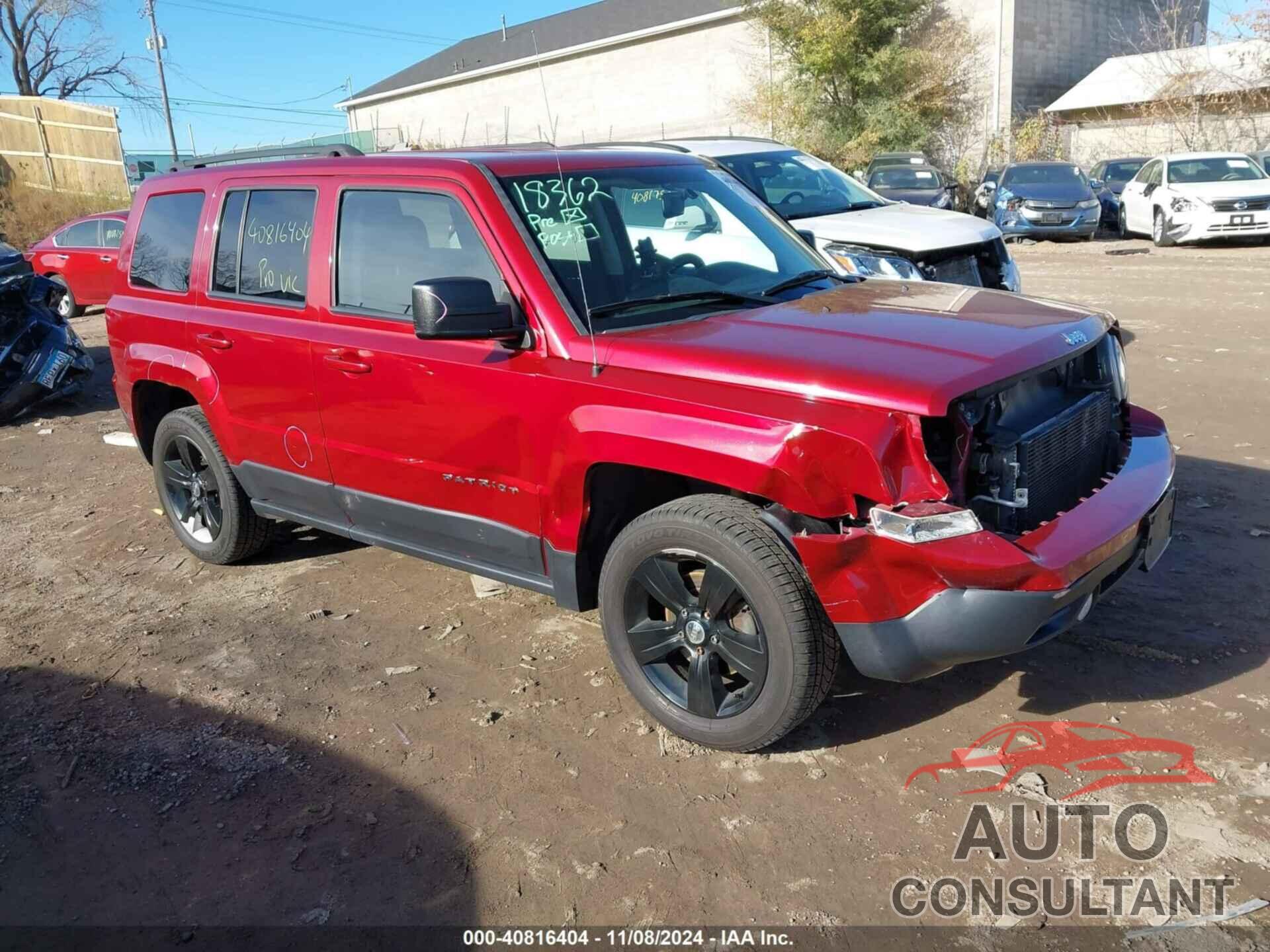 JEEP PATRIOT 2016 - 1C4NJRFB9GD668222
