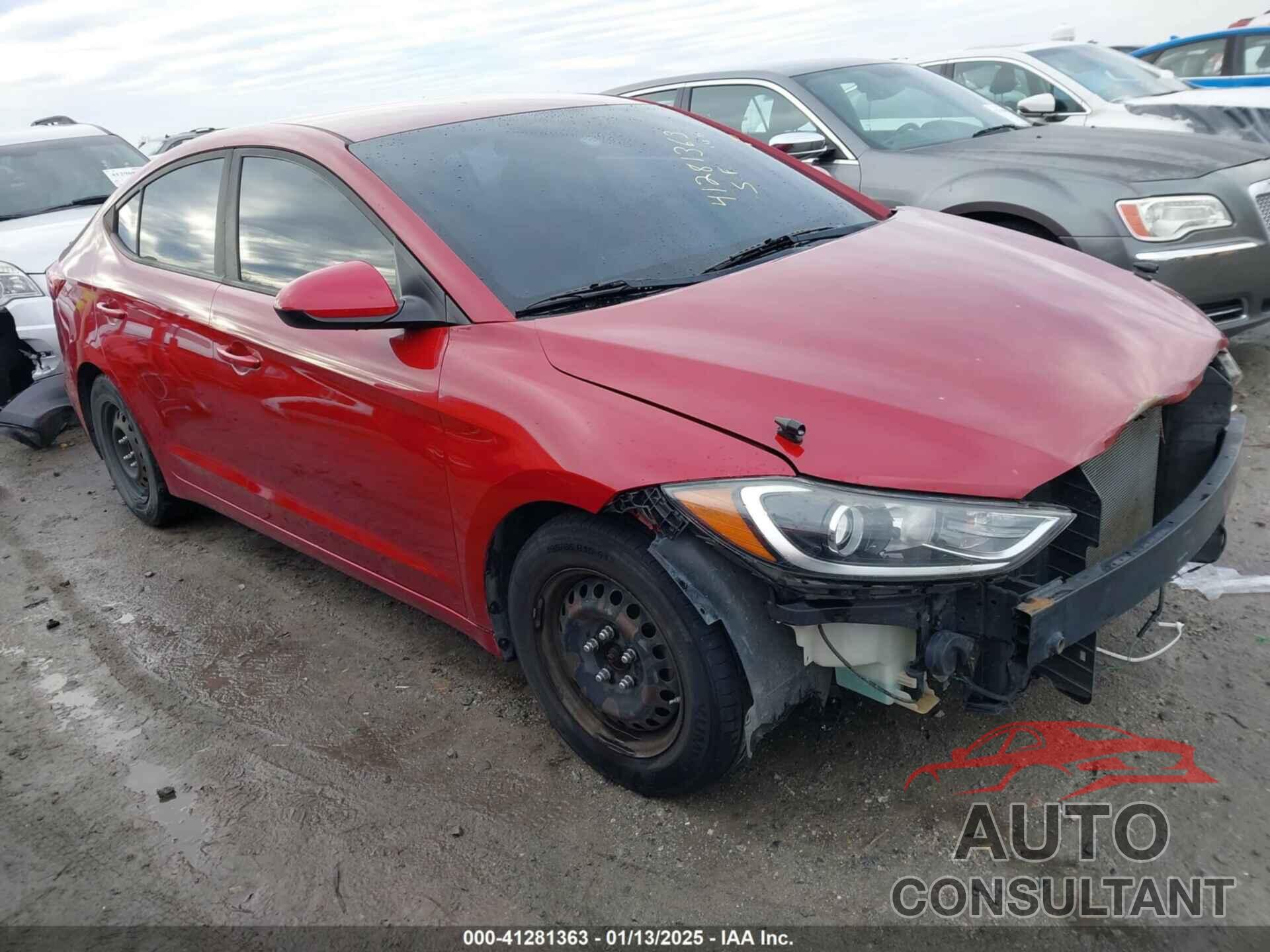 HYUNDAI ELANTRA 2017 - KMHD74LF4HU095862